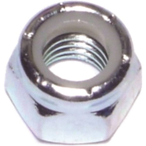 Midwest Fastener Lock Nut, 3/8"-16, Nylon, Zinc Plated 03651